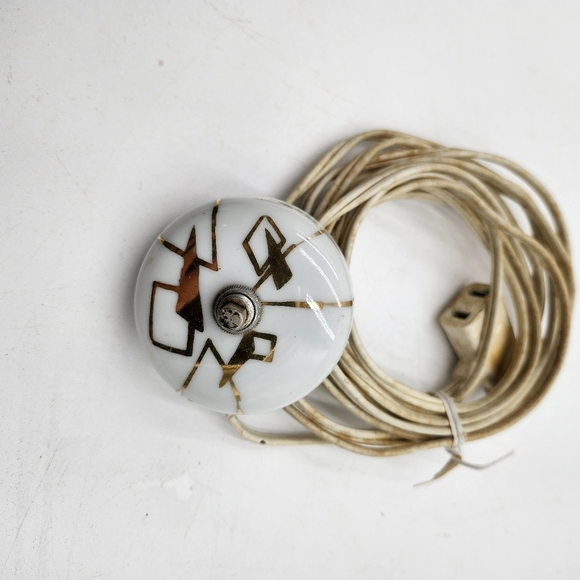 Lazy Bones Push Button Remote Control Lamp Switch Foot Pedal lightening bolt MCM - Picture 5 of 7